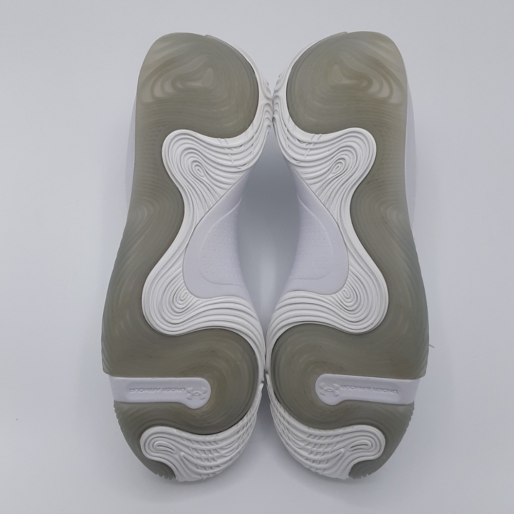 Under Armour Men's Spawn Low Basketball Shoe White - Picture 6 of 6